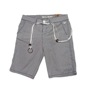 NWT WOMENS / JUNIORS Joe Benbasset PINSTRIPE BERMUDA SHORTS   SIZE 1